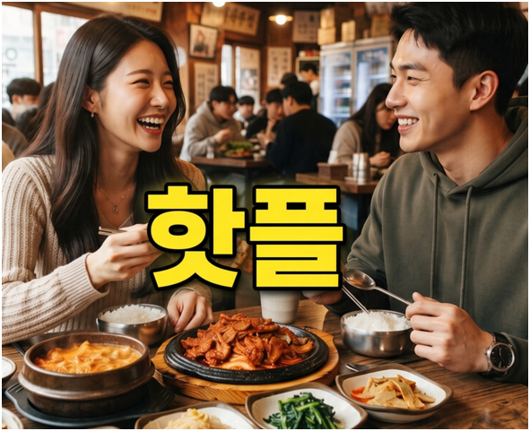 핫플[ハップル] 韓国語で観光地 意味解説例文